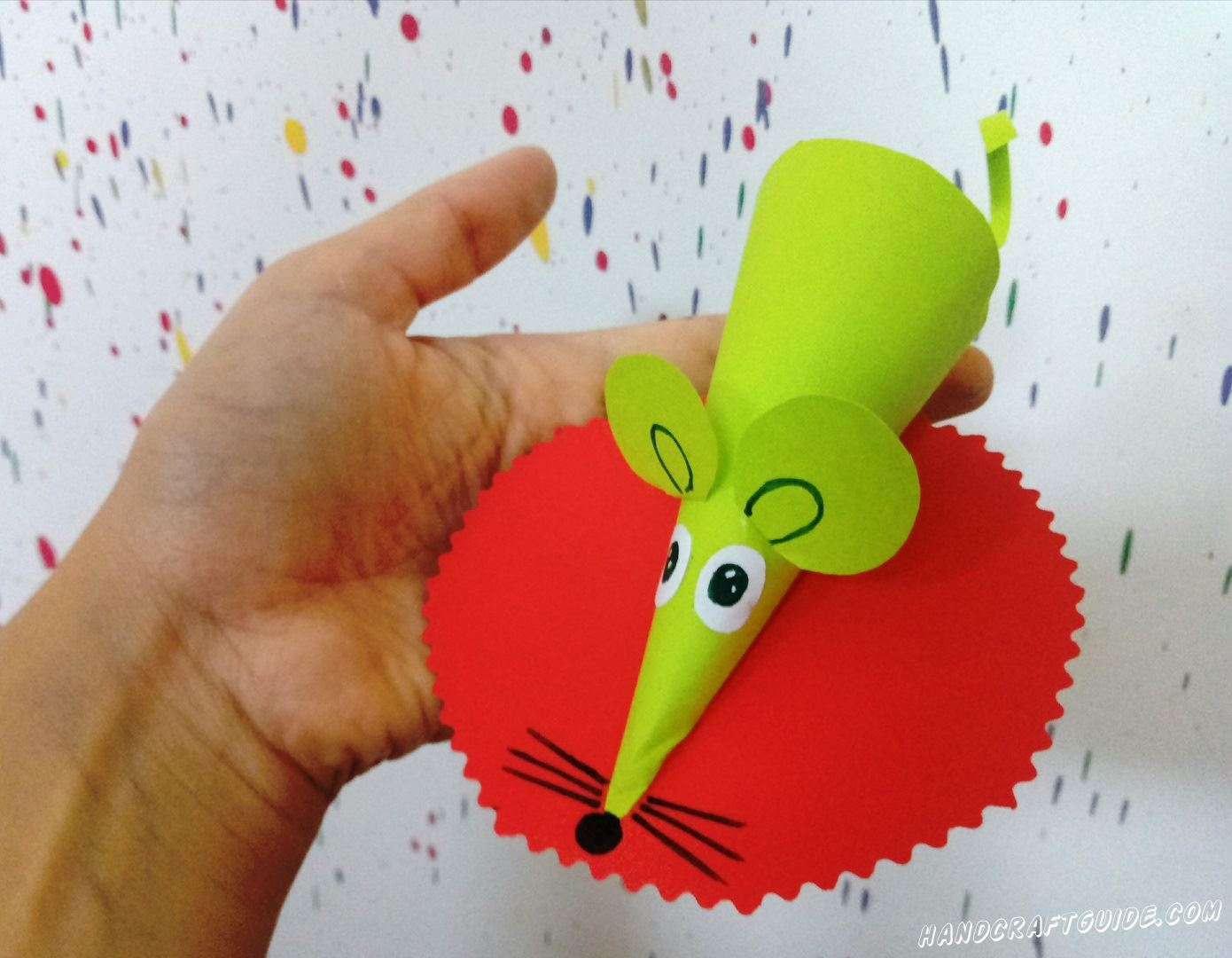 Как сделать мышку из бумаги? Это не трудно! - статья из серии «Детский отдых»