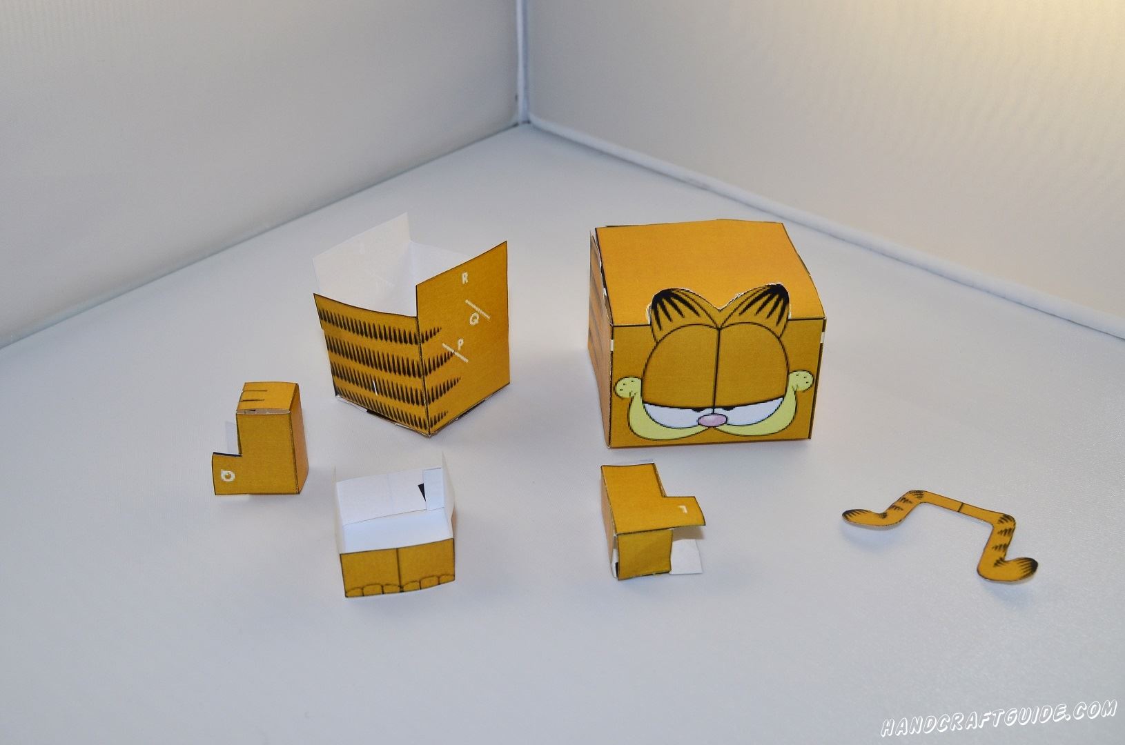 Paper Garfield Papercraft, 3D application, for 7 years kids