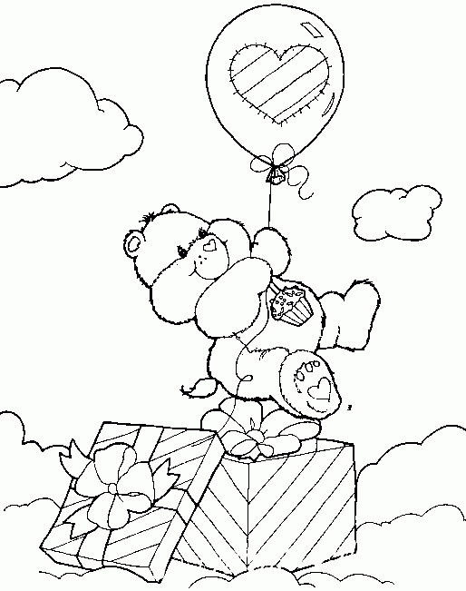 The collection of coloring pages for kids with a picture of the toy and teddy bears