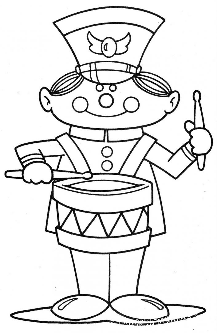 Christmas 3 - Coloring Pages, New Year's and Christmas, for 4 years ...