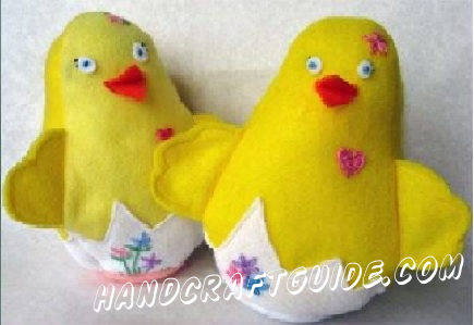 Мягкая игрушка цыпленок которую можно сделать своими руками
