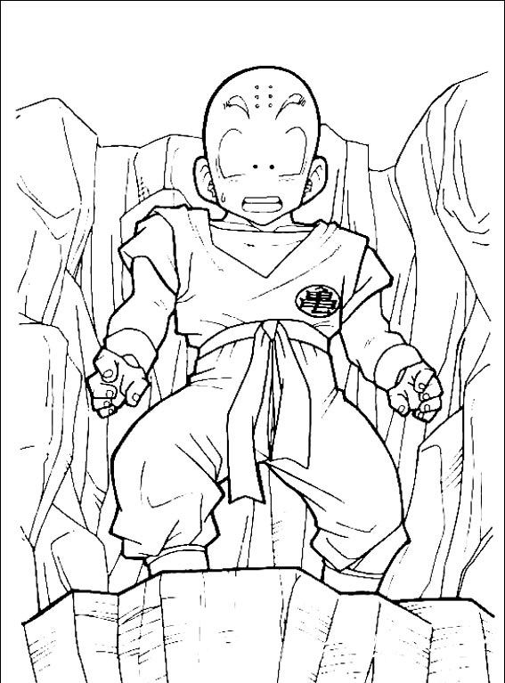 Dragon Ball Z part 2 Coloring Pages, Cartoons, for 4 years kids