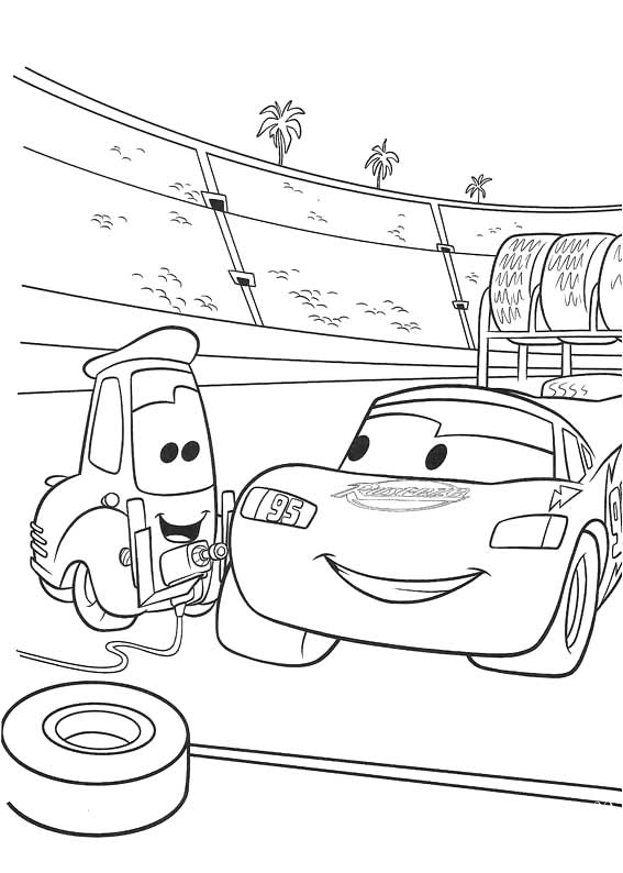 lightning mcqueen  coloring pages for boys for 5 years