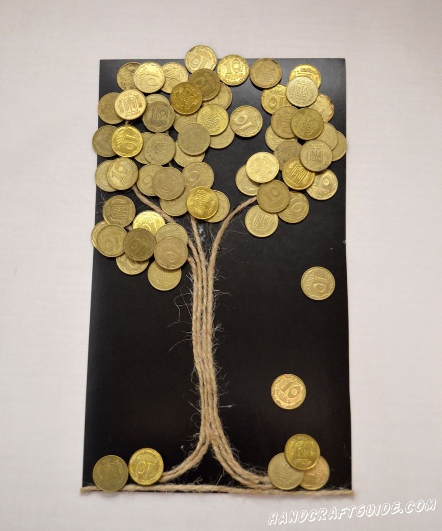 Мастер класс по созданию денежного дерева из мелочи